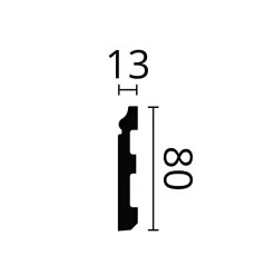 Noel & Marquet Plinthe NMC WALLSTYL FL1 Flex Moulure décorative flexible