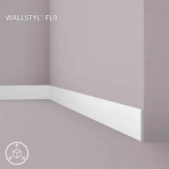 Plinthe NMC WALLSTYL FL9 Moulure décorative Cimaise Moulure frise-Noel & Marquet Discount