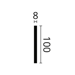 Plinthe NMC WALLSTYL FL9 Moulure décorative Cimaise Moulure frise-Noel & Marquet Discount