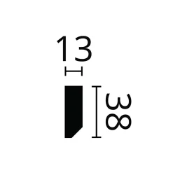 Plinthe NMC WALLSTYL FT1 Moulure décorative Cimaise Moulure frise-Noel & Marquet