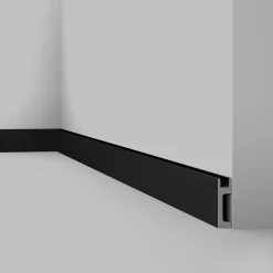 Noel & Marquet Plinthe NMC WALLSTYL IL10 BLACK Moulure décorative Moulure en stuc Éclairage indirect