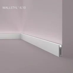 Noel & Marquet Plinthe NMC WALLSTYL IL10 Moulure décorative Corniche de plafond Éclairage indirect