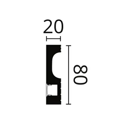 Plinthe NMC WALLSTYL IL11 Moulure décorative Corniche de plafond Éclairage indirect-Noel & Marquet Best