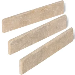 Plinthe Pierre de l'Atlas Beige 40x8x1,5 cm Vieillie (lot de 10 soit 4 mètres) --Ro'Ma Nature Discount