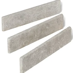 Plinthe Pierre de l'Atlas Gris 40x8x1,5 cm Vieillie (lot de 10 soit 4 mètres) --Ro'Ma Nature Discount