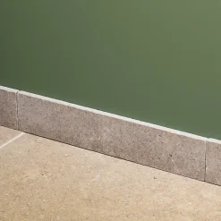 Ro'Ma Nature Plinthe Pierre d'Egypte Beige 40,6x8x1,2 cm Vieillie (lot de 10 soit 4 mètres) -