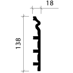 Plinthe 653110 Planchette 2 m-Profhome Clearance