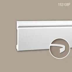 Plinthe 153108F Moulure décorative flexible-Profhome Clearance