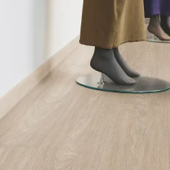 Tarkett Plinthe PVC chêne brun vieilli 196 x 6 cm (lot de 5)