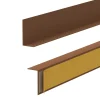 Plinthe PVC rigide 35x18 mm, Plinthe murale autocollante, decorative, 200 cm, marron-Quest Online