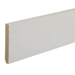 Plinthe rabotée blanc 9 x 68 mm L.2,05 m