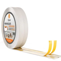 Quest Plinthe Souple Auto-Adhésive en PVC 18x18mm, 5m, Bande Élastique pour Finitions et Étanchéité des Jonctions, bouleau