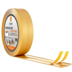 Plinthe Souple Auto-Adhésive en PVC 15x15mm, 15m, Bande Élastique pour Finitions et Étanchéité des Jonctions, l'or-Quest Hot