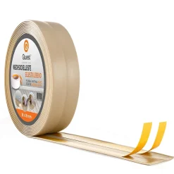 Quest Plinthe Souple Auto-Adhésive en PVC 18x18mm, 10m, Bande Élastique pour Finitions et Étanchéité des Jonctions, beige