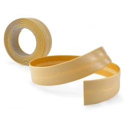 Quest Plinthe Souple Auto-Adhésive en PVC 30x30mm, 15m, Bande Élastique pour Finitions et Étanchéité des Jonctions, crème