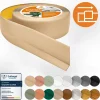 Quest Plinthe Souple Auto-Adhésive en PVC 50x20mm, 15m, Bande Flexible, Facile à Installer, sur Toutes les Surfaces, sablonneux