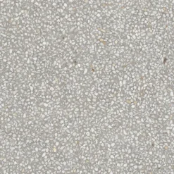 Gioia Materia Plinthes pour Carrelage grès cérame effet terrazzo PORTOFINO - Gris Moyen - Plinthe 60x10 cm boîte de 01.02 ml - Gris Moyen