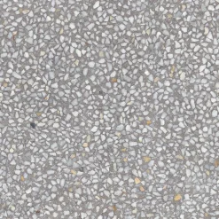 Gioia Materia Plinthes pour Carrelage grès cérame effet terrazzo PORTOFINO - Gris Moyen - Plinthe 60x10 cm boîte de 01.02 ml - Gris Moyen