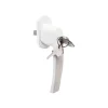 Poignée alu à clé blanc pour fenêtre L.125mm-Acbat Clearance