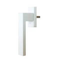 GoodHome Poignée alu carré blanc pour fenêtre et porte fenêtre alu blanc