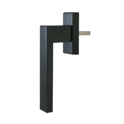 Poignée alu carré gris pour fenêtre et porte fenêtre alu gris-GoodHome New