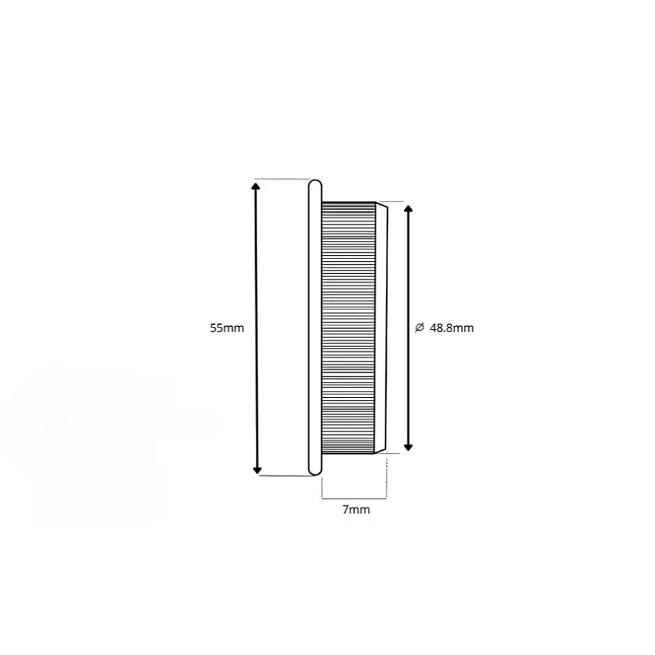 Poignée cuvette encastrée ronde pour porte coulissante-Reivilo Discount