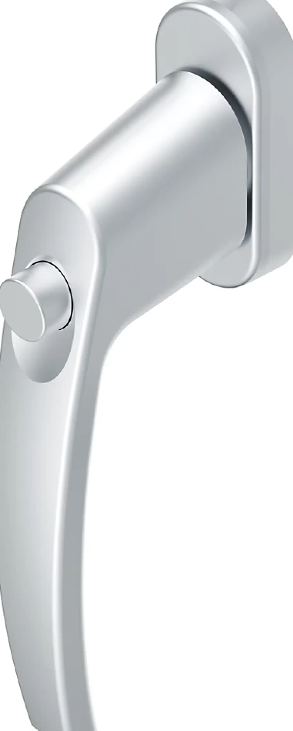 Poignée de fenêtre à bouton argent-Abus Online