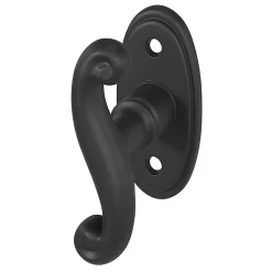 GoodHome Poignée de fenêtre Kilhog noir l.3,2 x H.7,9 x P.5 cm