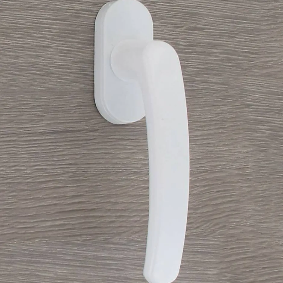 Secury-T Poignée de fenêtre oscillo-battante PVC laqué blanc RAL 9016
