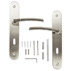 Colours Poignée de porte 195 Hirel chrome vendue par 3 pièces