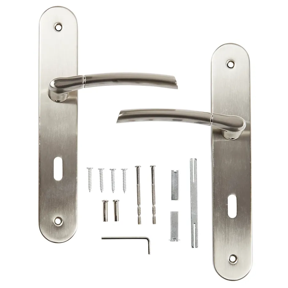 Colours Poignée de porte 195 Hirel chrome vendue par 3 pièces