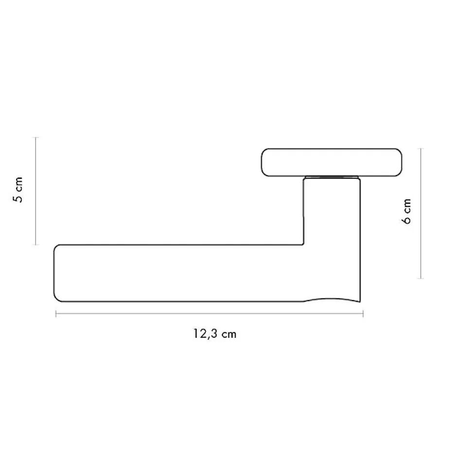 Reivilo Poignée de porte d'intérieur à condamnation Syracuse