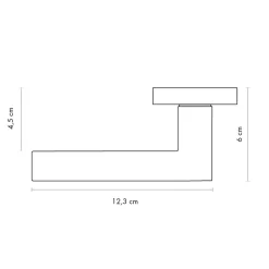 Poignée de porte d'intérieur à condamnation Imola-Reivilo Clearance