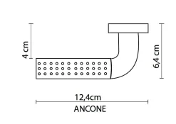 Poignée de porte d'intérieur à cylindre Ancône-Reivilo Discount