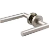 Vachette Poignée de porte sur rosace inox - Bec de cane - LC3 -