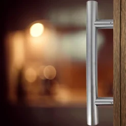 Secury-T Poignée de tirage - Baton de maréchal - Inox 304 - Droit 90 degrés 800mm