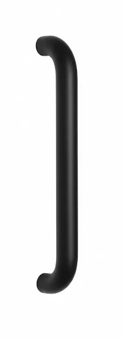 Poignée de tirage Diamètre 32 mm - Entraxe350 mm - INOX 304 Laqué RAL 9005 Noir Mat-Hardwarexchange