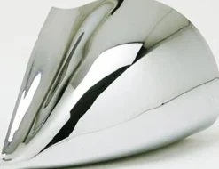 Hardwarexchange Poignée de tirage Diamètre 30 mm - Entraxe350 - S80 - A70 - L500 mm - inclinée 45 - INOX 304 poli