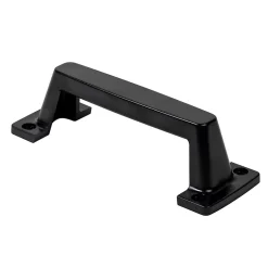 GoodHome Poignée pour porte de garage noire