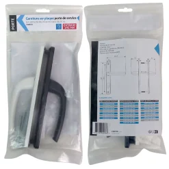 Poignée pour porte de service Bicolore Finition extérieure gris 7016 et intérieure blanc 9016-Acbat Best