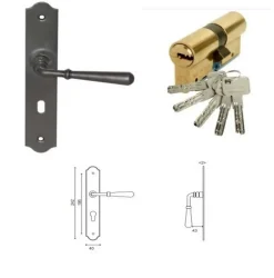 Poignee, Barillet De Porte D'entre 010403fp-Gd Menuiseries Hot