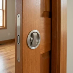 Geom Poignées cuvettes Kuklos chromées avec serrure