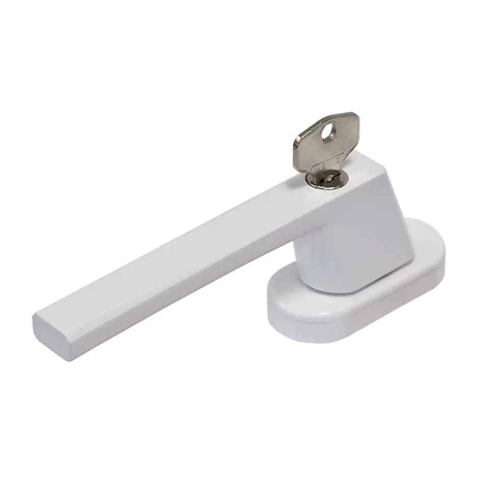 Poingée de fenêtre à clé blanche-Abus Online