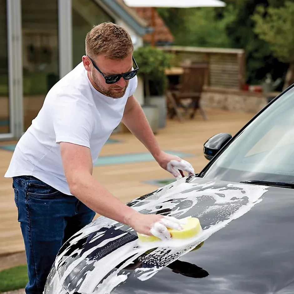 Silverline Éponge Tout Usage 220 x 110 x 50 mm - Idéale pour Nettoyage et Entretien Quotidien -