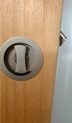 Gd Menuiseries Porte Coulissante Atelier Noir H204 X L93, Galandage, Kit De Finition