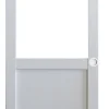 Gd Menuiseries Porte Coulissante Atelier Blanc H204 X L93 Sans Meneau, Coquilles Blanc