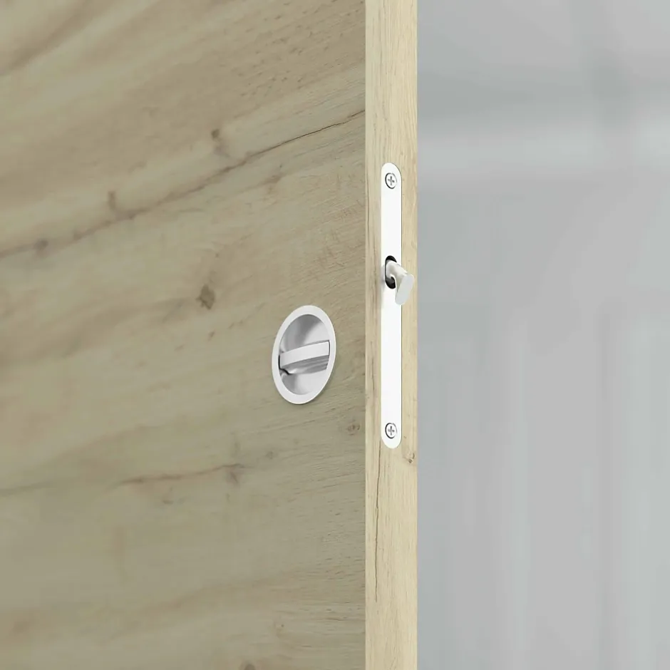 Coulicool Porte Coulissante avec Rail + Serrure - Tokyo 83 cm