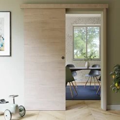 Porte Coulissante avec Rail + Serrure - Denver 83 cm-Coulicool New