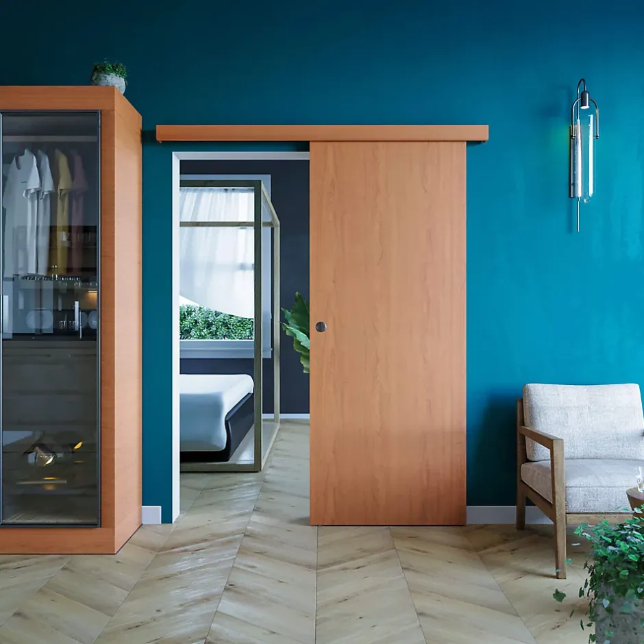 Coulicool Porte Coulissante avec Rail - Alizés 83 cm