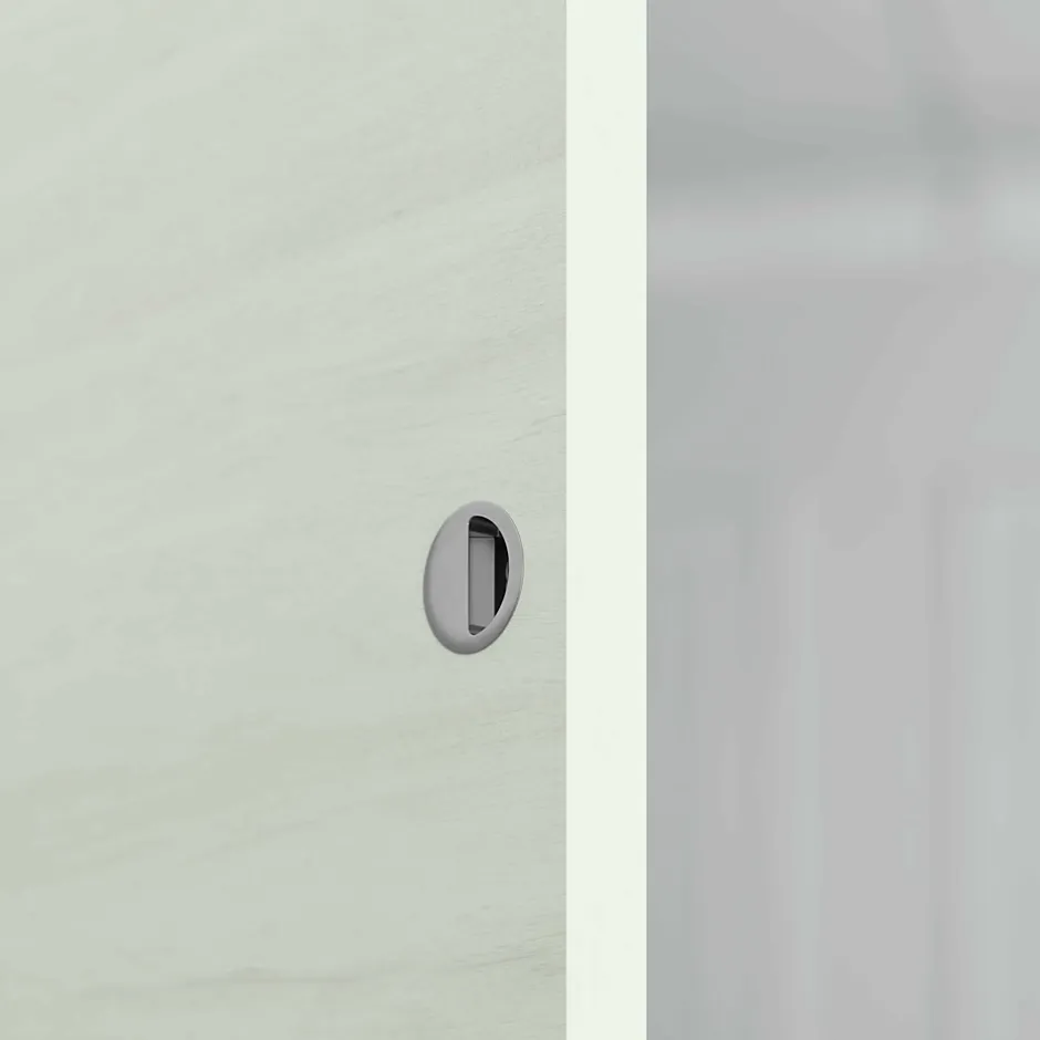 Porte Coulissante avec Rail - Helsinki 83 cm - Avec butée-Coulicool Best